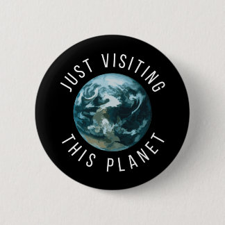 Besök den här planeten Black Knapp
