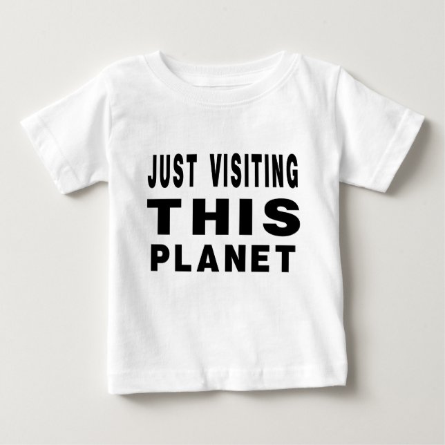 Besök den här planeten t shirt (Framsida)