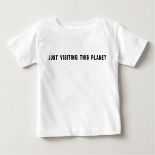 Besök den här planeten t shirt