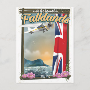 Besök den vackra Falklandspatchen Vykort