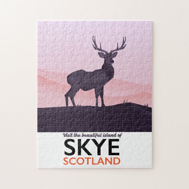 Besök den vackra ön Skye Pussel (Vertikal)