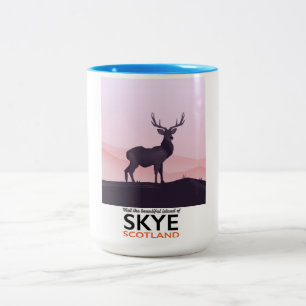Besök den vackra ön Skye Två-Tonad Mugg