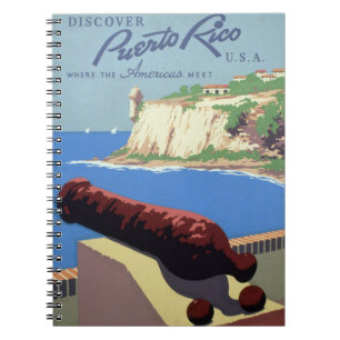 Besök El Morro-fästningen, Puerto Rico, Gamla San Anteckningsbok