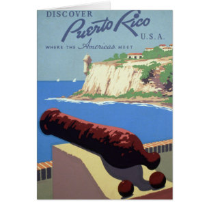Besök El Morro-fästningen, Puerto Rico, Gamla San Hälsningskort