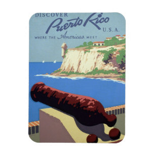 Besök El Morro-fästningen, Puerto Rico, Gamla San Magnet