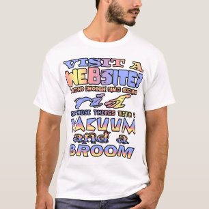 Besök en webbplats? Jag spenderar tillräckligt med T-shirt