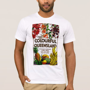 Besök färgad könslö tee shirt