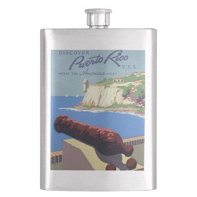 Besök fästningen El Morro, Puerto Rico, Gamla San  Fickplunta (Framsidan)