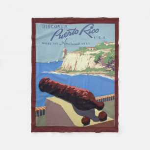 Besök fästningen El Morro, Puerto Rico, Gamla San Fleecefilt