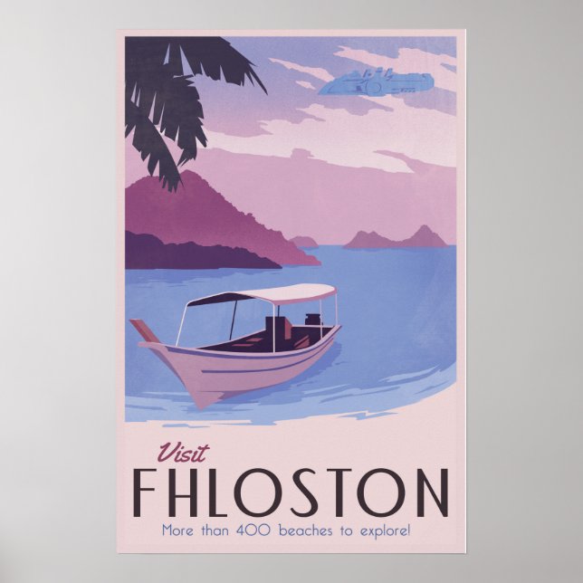 Besök Fhloston Poster (Framsidan)