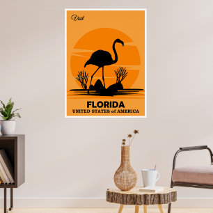 Besök Florida, resaffisch, Poster