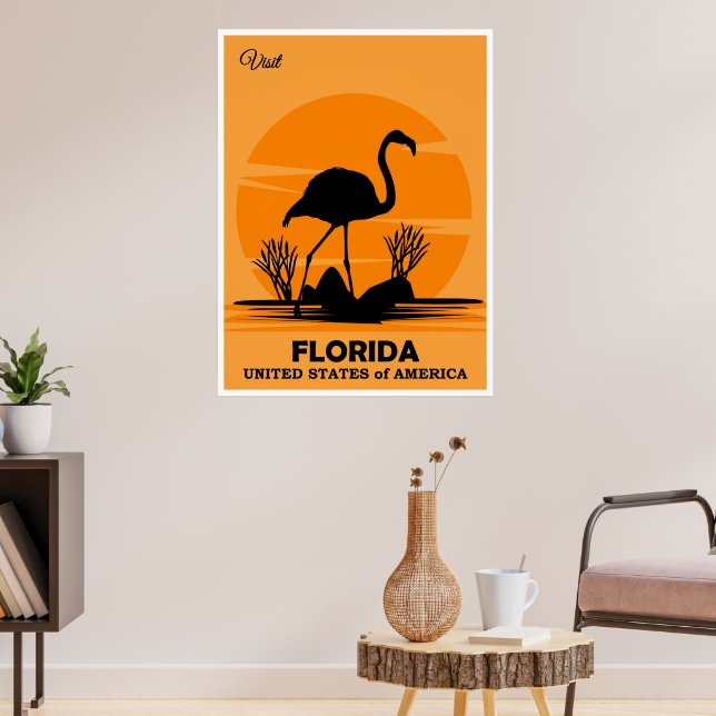 Besök Florida, resaffisch, Poster (Vardagsrum 3)