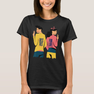 Besök för bästa vän 4 gånger om Vänskapen T Shirt