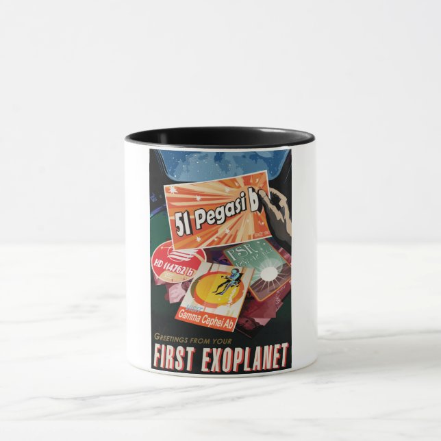 Besök första exoplaneten som hittats utanför solsy mugg (Center)