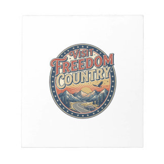 Besök Fosterlandets Patriotiska Resa P Anteckningsblock