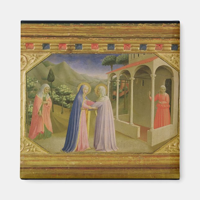 Besök, från predella Annunciation Magnet (Framsidan)