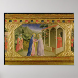 Besök, från predella Annunciation Poster