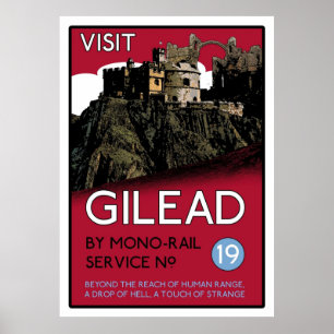 Besök Gilead Mörken Torn Poster