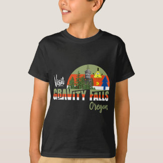 Besök Gravity Falls Oregon - Hemmet för Mystoppet  T Shirt