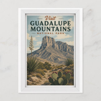 Besök Guadalupe Mountains National Park Resa Vykort