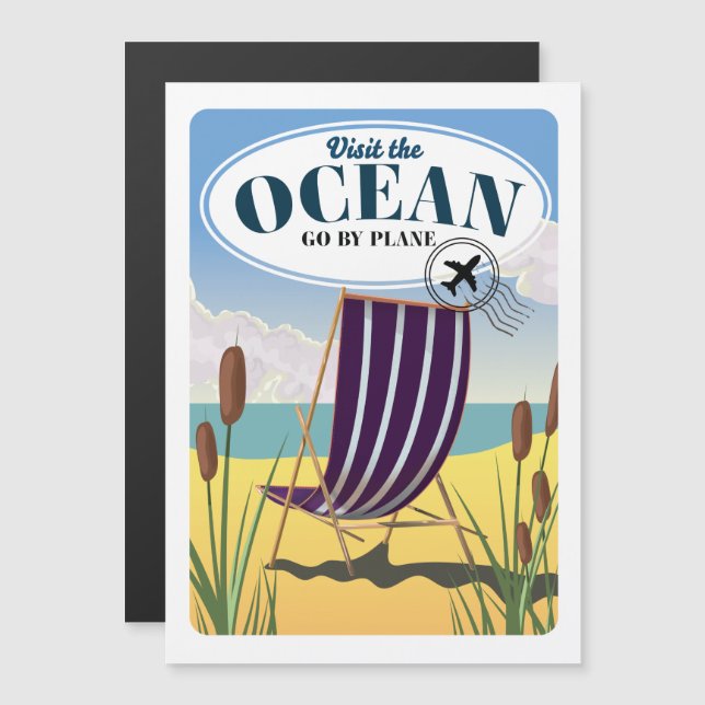 Besök havet "Flyg" (Fram/baksida)