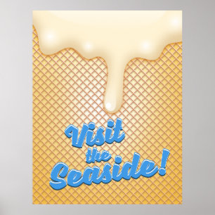 Besök havet poster