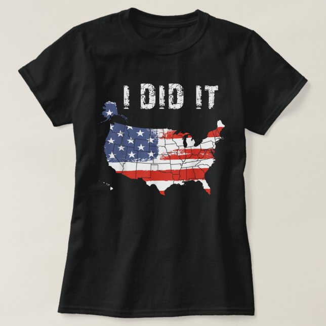 Besök hela 50 stater Karta på resande Rv Van Life  T Shirt (Design framsida)