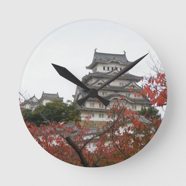 Besök Himeji slott Rund Klocka (Framsida)
