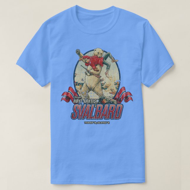 Besök högarktiska valbard t shirt (Design framsida)