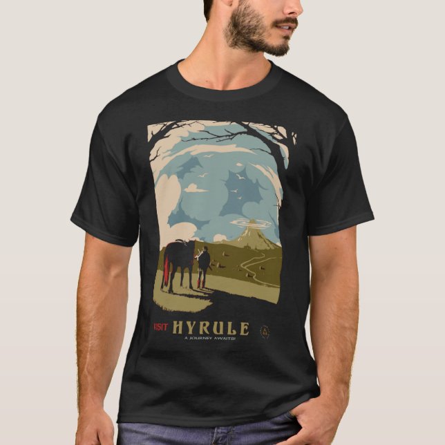 Besök Hyrule Classic T-Shirt (Framsida)