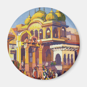 Besök India Muttra Magnet