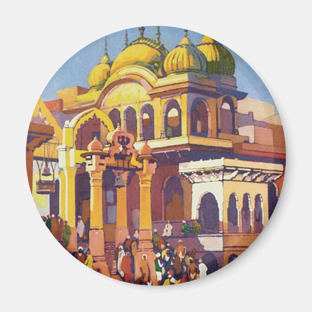 Besök India Muttra Magnet (Framsidan)