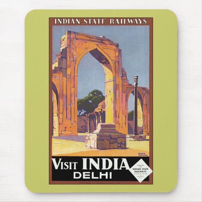 Besök Indien ~ Delhi Musmatta (Framsidan)
