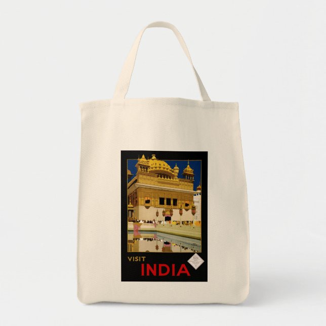 Besök Indien Tygkasse (Framsidan)