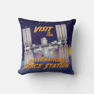 Besök Internationell Space Station Kudde