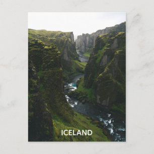 Besök Island Travel Äventyr Turism Vykort