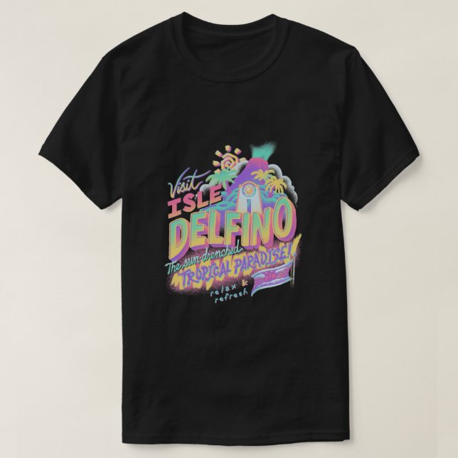 Besök Isle Delfino Classic T Shirt (Design framsida)