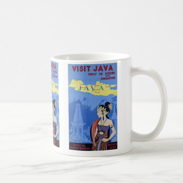 Besök Java Kaffemugg (Höger)