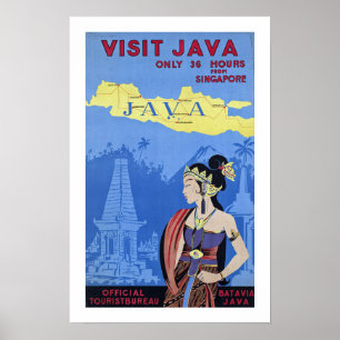 Besök Java Poster