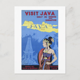 Besök Java Vykort