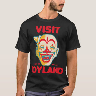 Besök Joyland Retro Defunct Amusement Park Wichita T Shirt