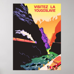 Besök Jugoslavien Poster