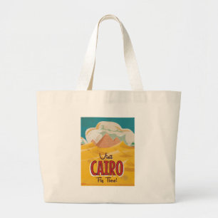 Besök Kairo Egypten vintage resposter Jumbo Tygkasse