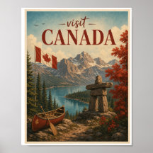 Besök Kanada Resa Vintage