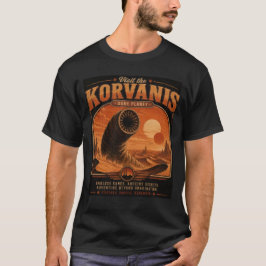 Besök Korvanis – Vintage Ökenplanet Resemål T Shirt