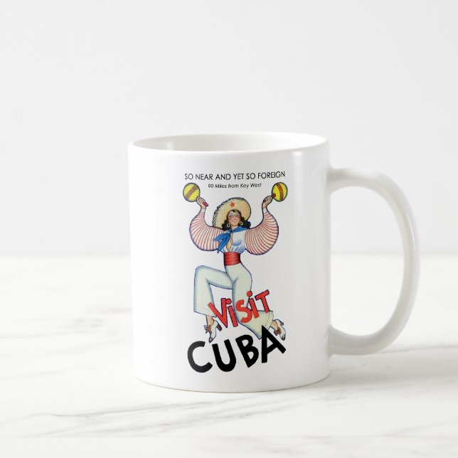 Besök Kuba Kaffemugg (Höger)