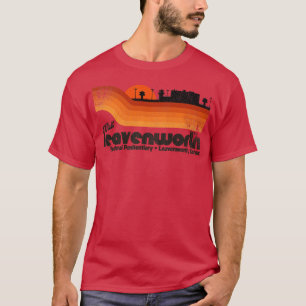 Besök Leavenworth-fängelset Retro Tourist Souvenir T Shirt