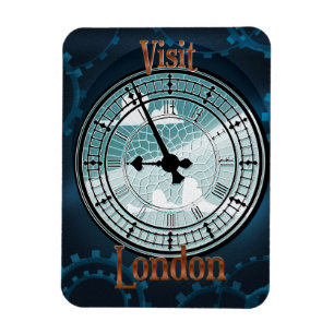 Besök London Viktoriansk resaffisch Magnet