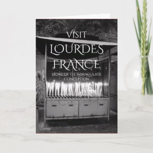 Besök Lourdes Frankrike Kort