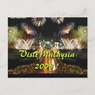 Besök Malaysia 2008! Vykort